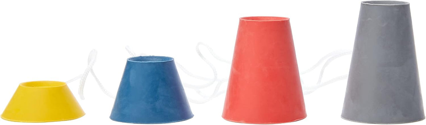 Pack of 4 Jumbo Golf Rubber Tees – Random Colours