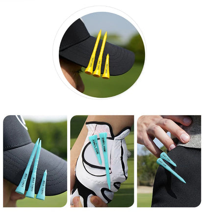 Golf Tees With Clip 10Pcs 