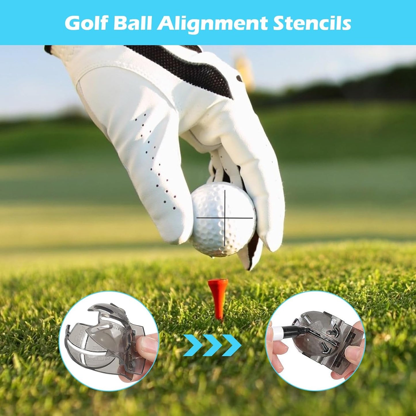 Golf Club Cleaning Kit – Club Brush with Water Bottle, Groove Cleaner, Microfibre Towel & Retractable Clip